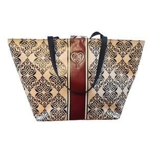 Brighton Tan and Brown Crossbody Bag